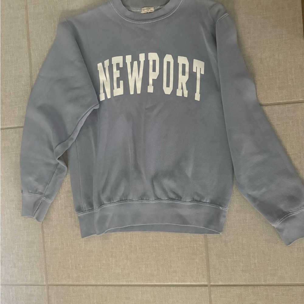 John Galt Blue Newport Sweatshirt size small gently used